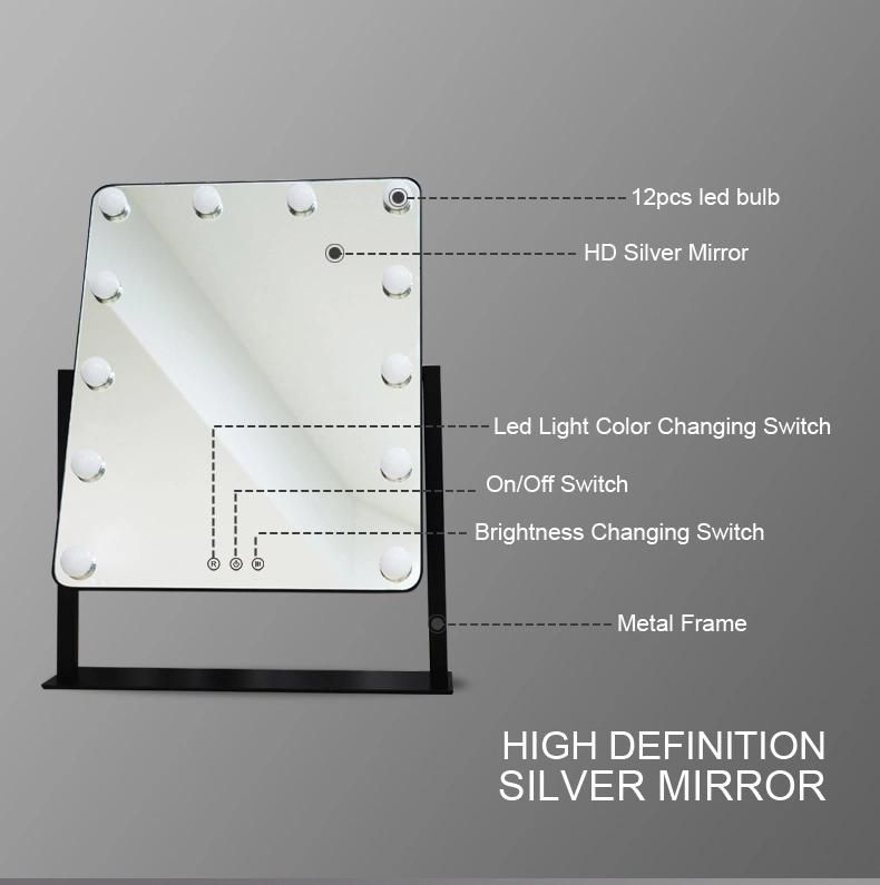 Top Selling Hollywood Makeup Mirror with LED Light