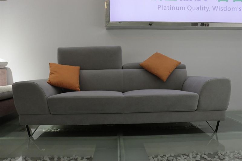 Luxury Living Room Furniture Garden Italian Style Modern Designs Fabric Sectionals Grey Couch Sofa Set