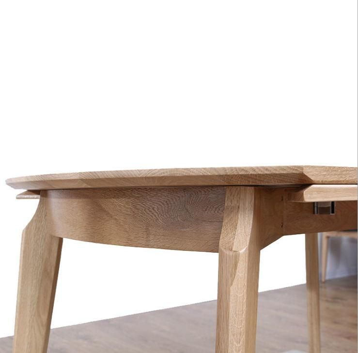 Solid Wooden Folding Dining Table