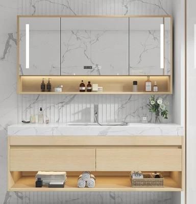 Wholesale Simple Modern Hotel Wall Cabinet Wooden Furniture Bathroom Vanity
