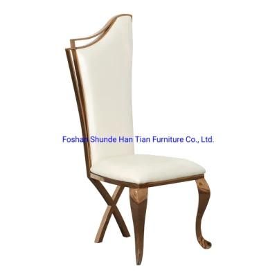 Distributor Cross High Wing Back Modern Hotel Restaurant Wedding Dining Chair