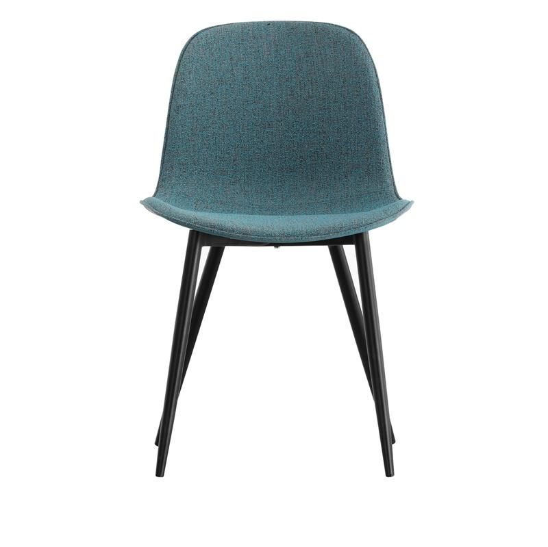 Modern Factory Price Colorful General Use Home Furniture Cheap Metal Legs PU Seat Plastic Dining Room Chair