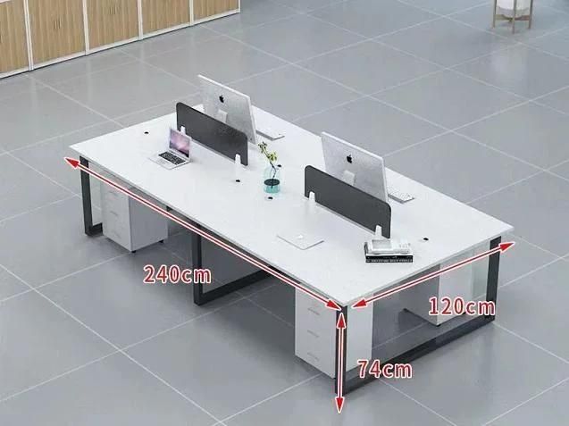 Modern Wooden Furniture 2 Workers Furniture Workstation Staff Office Desk