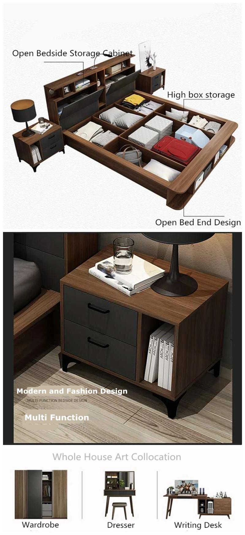 Living Room Folding Modern Furniture Frame Bed with High Quality