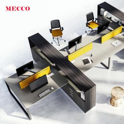 Large Space Storage Office Workstation Desk for Financial Department