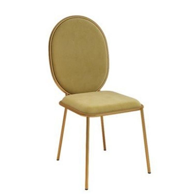 Hot Sale Home Furniture Modern Design Comfortable Upholstered Velvet Chair Modern Fabric Dining Chairs