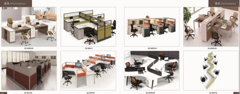 Modern Curved Office Workstation Modular Office Partition Desk (SZ-WS927)