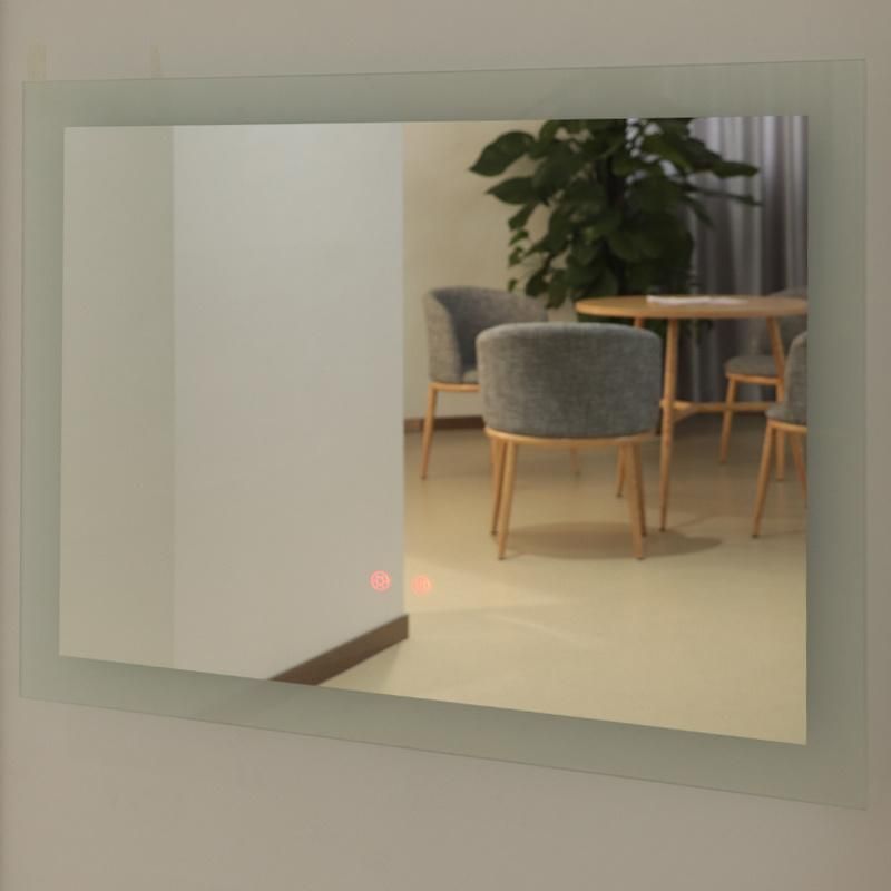 Modern Wholesale Home Hotel Big Backlit Bathroom Mirror with LED