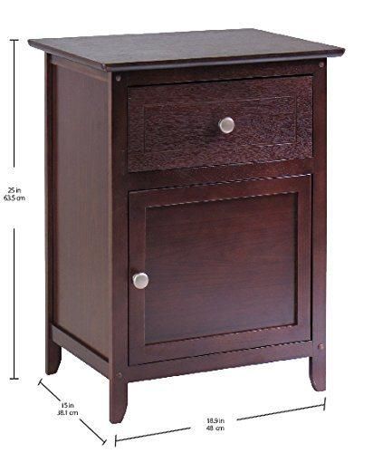 Wood Eugene Accent Table, Walnut