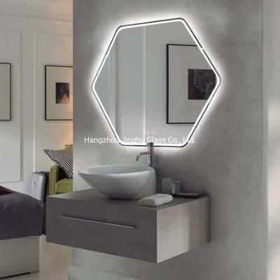 Creative Design Color Tempreature Changed Furniture Bathroom LED Makeup Mirror for Home Decoration