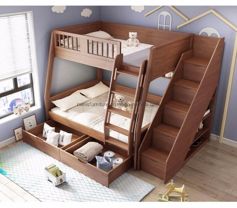 (MN-MB82) Modern Bedroom Slide Kid Bunk Bed