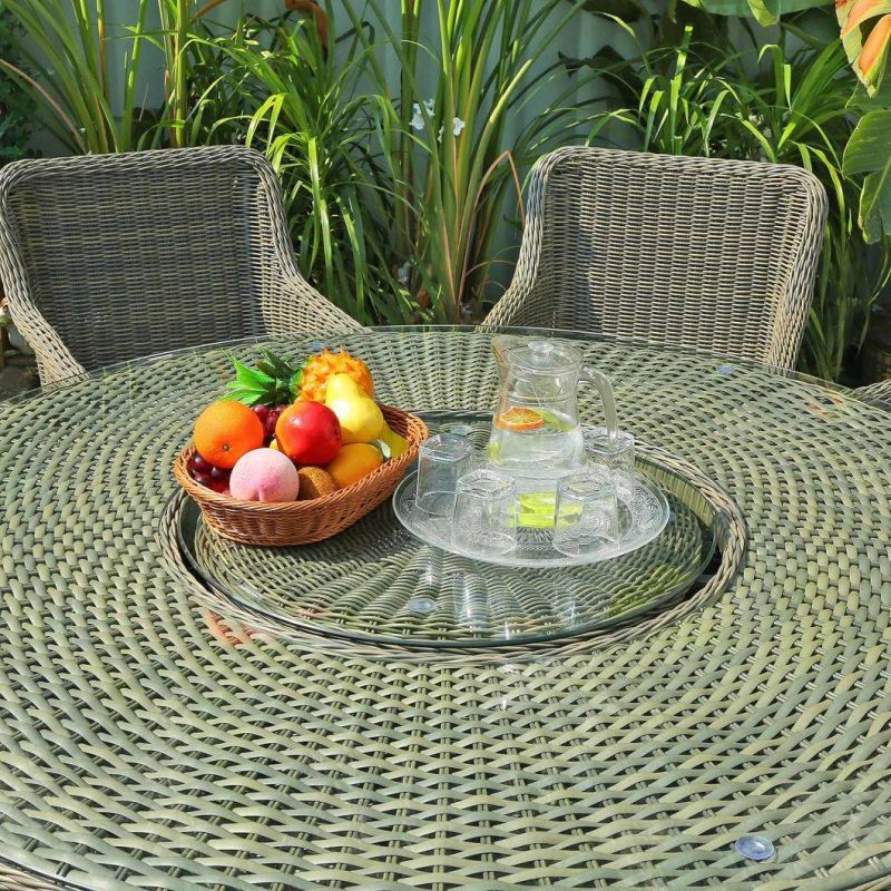 Modern Garden Patio Dining Table Set Beach Chair Outdoor Rattan Furniture