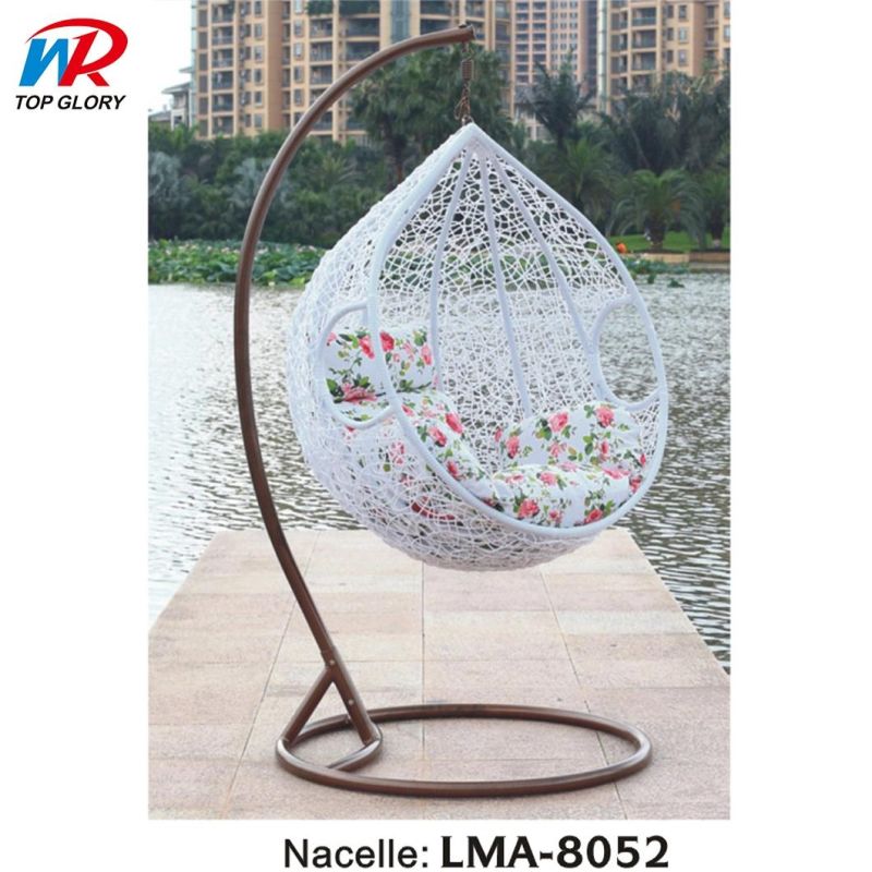 Rattan Outdoor Balcony Home Swing Chair with Garden Modern Comfortable Furniture Egg Shape Chair