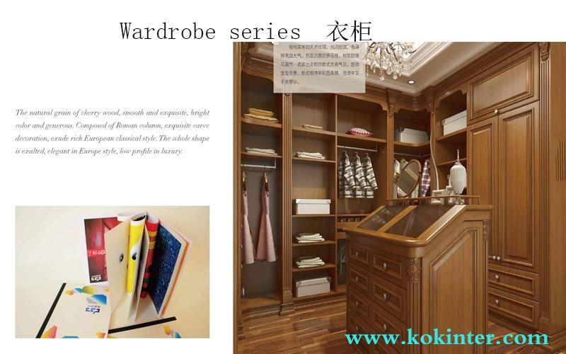 MDF/MFC/Plywood Particle Board Wardrobe Series of Kok007