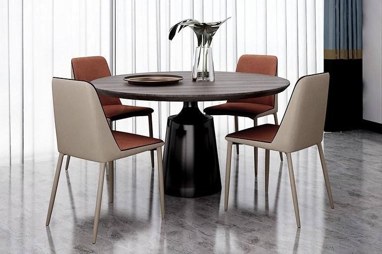 Modern Restaurant Home Furniture Upholstered Leather Dining Chairs