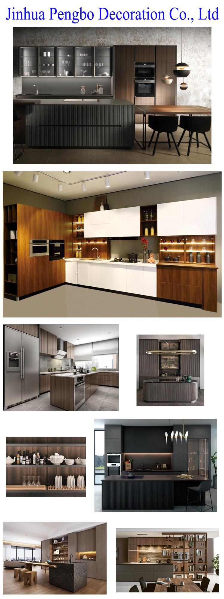 New Designs Modular Wooden Cabinet Kitchen Cabinets with Top Quality