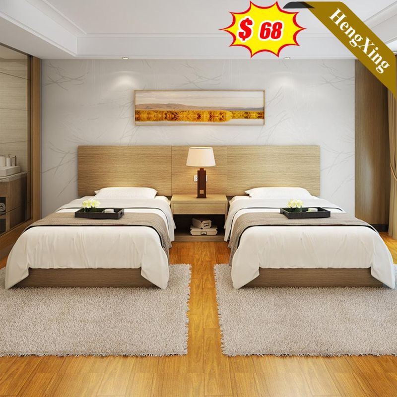 Modern Chinese Wooden Hotel Project Living Room Wardrobe Office Outdoor Home Double Bed Bedroom Furniture