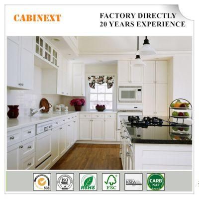 Factory Supplier Modern Solid Wood Kitchen Cabinets Soft Closed