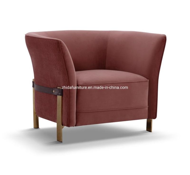 Affordable Luxury Living Room Unique Design Velvet Sofa