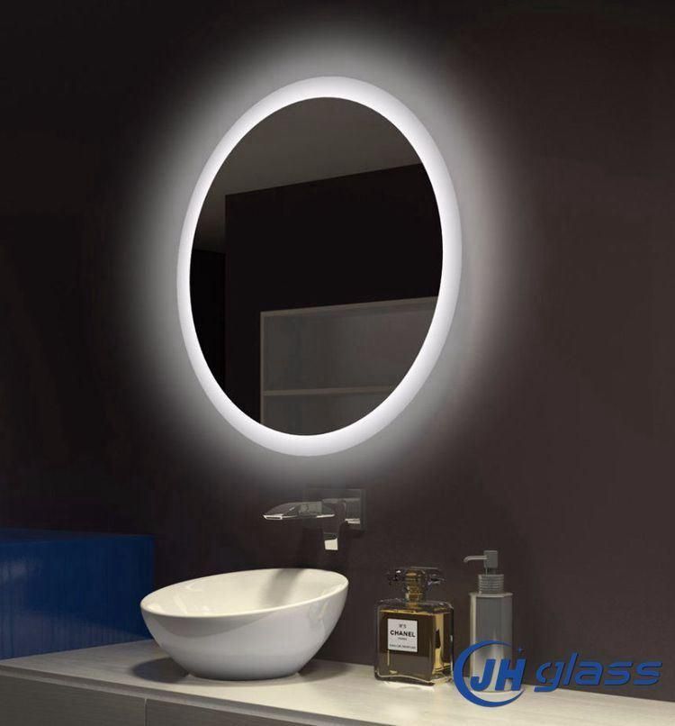 High Quality Extra Clear Hotel Motel Wall Mounted Bathroom LED Mirror