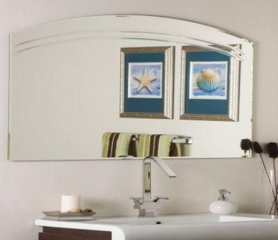 2-6mm Home Decoration Bathroom Furniture Wall Mounted Framed Glass Mirror