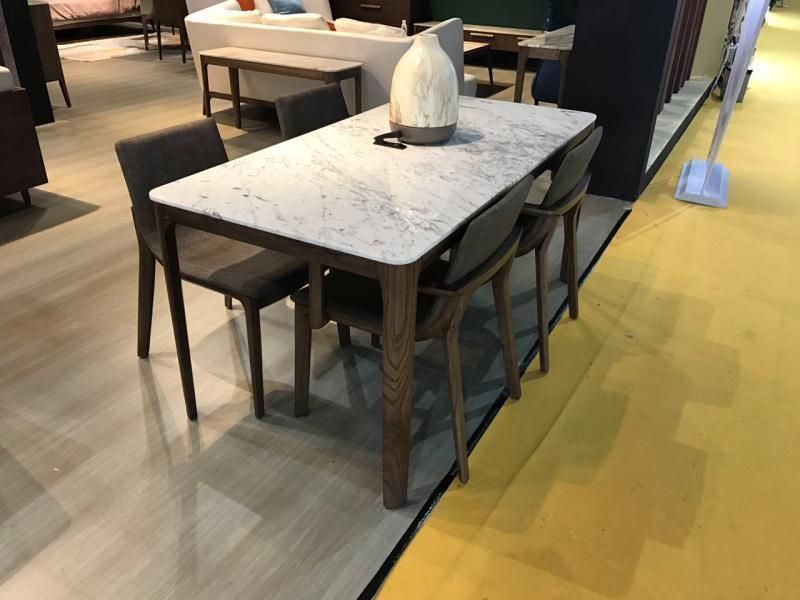 Nordic Wooden Restaurant Furniture Dining Table Made in China Guangdong