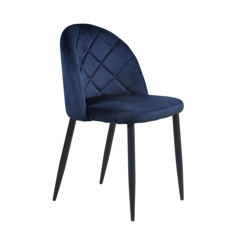 Wholesale Modern Luxury Indoor Restaurant Coffee Shop Velvet Dining Room Chair