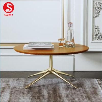 Wooden Coffee Tables Simple Mini Nordic Sofa Modern Circular Practical Natural Tea Tables Living Room Corner Decoration