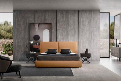 Modern Bedroom Furniture Beds Orange Bed King Bed Wall Bed Gc2015