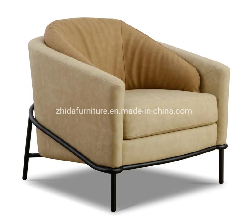 Metal Frame Coffee Shop Modern Chair Living Room Chair