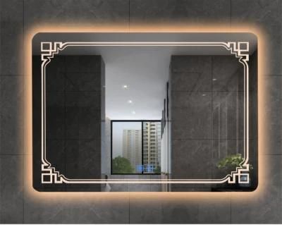 Luxury LED Mirror Water Proof Illuminated Decorative Mirror Dressing Glass Mirror Touch Screen Mirror Bathroom Mirror with Light Mirror