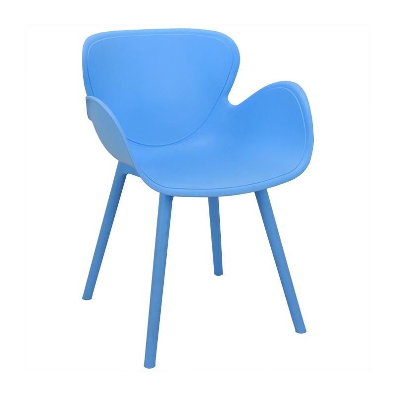 Wholesale Outdoor Furniture Modern Style Garden Furniture Ottawa Plastic Chair Eco-Friendly PP Armrest Dining Chair