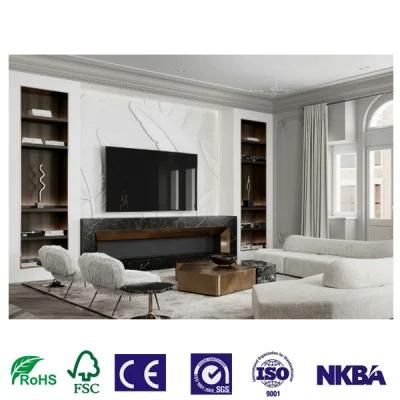 Living Room Wood Luxury Latest Design Wooden Modern TV Stand Furniture