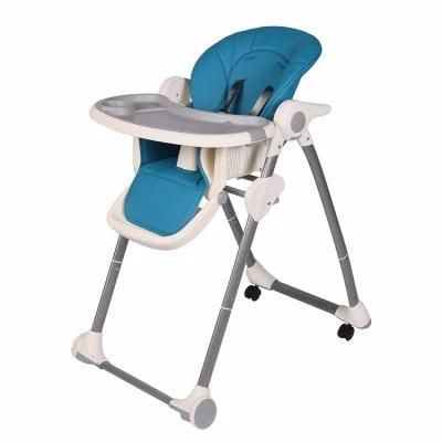 High Quality Multi-Functional Children High Chair Portable Folding Kids Table Dining Chair Baby Eating Chair