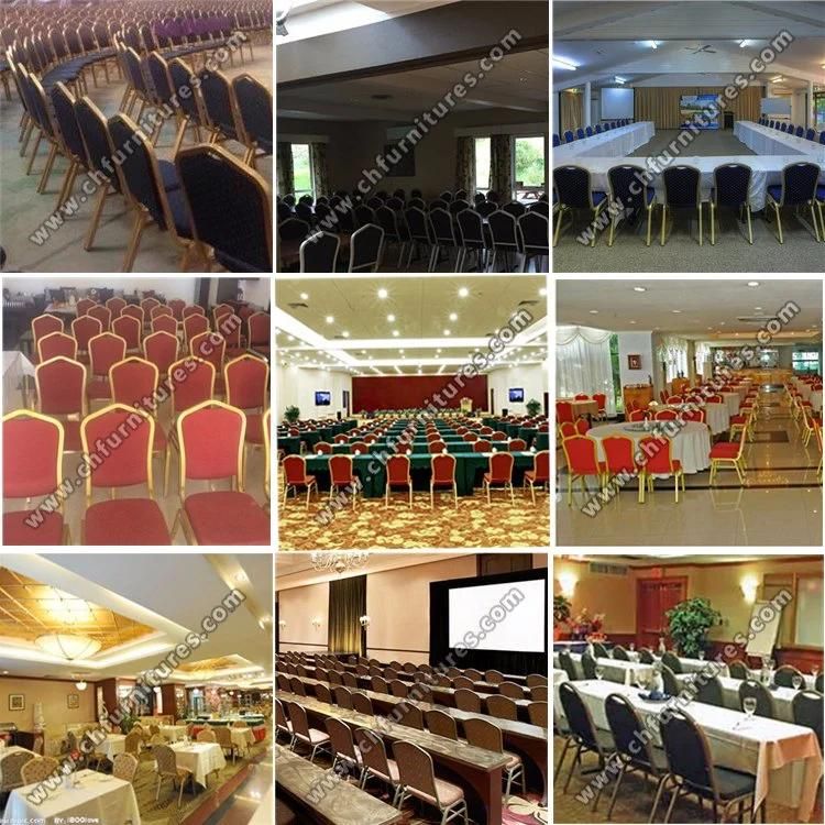 Catering Suppliers Stacking Aluminum Banquet Hotel Chair for Restaurant Yc-Zl04