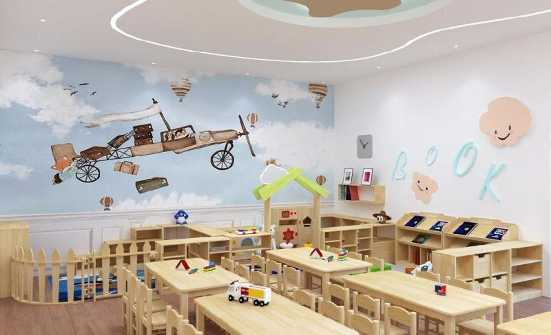 Wholesale Kids School Classroom Furniture, Preschool Student Furniture, Children Care Center Children Furniture, Kindergarten Wood Furniture