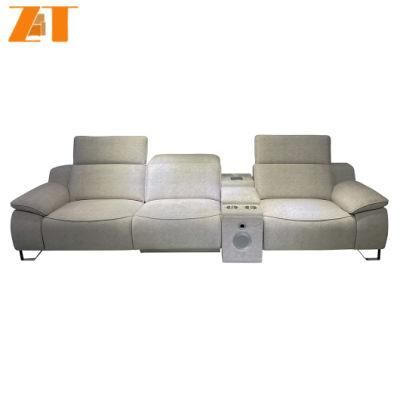 Modern High End Custom Luxury Hardware Style Fabric Sofa Set for Living Room Furniture Fabric Recliner Electric Sofas