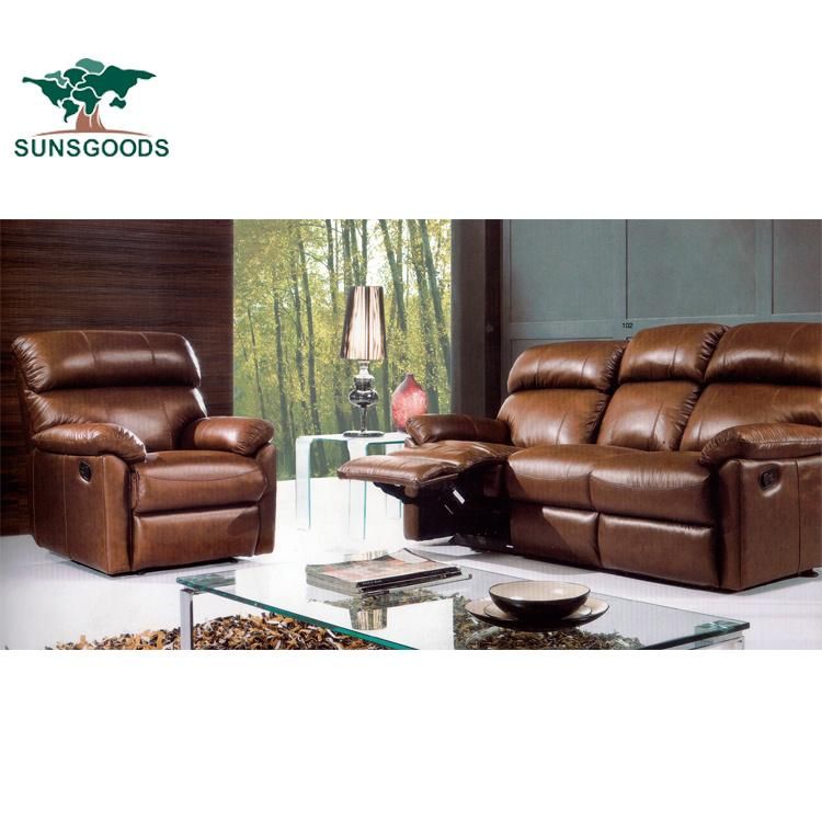 Best Selling Modern Style Power Reclienr Genuine Leather Sofa Set