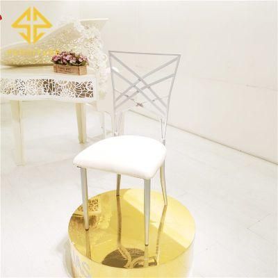 Wholesale Cheap Hotel Banquet Furniture Sliver Wedding Chair