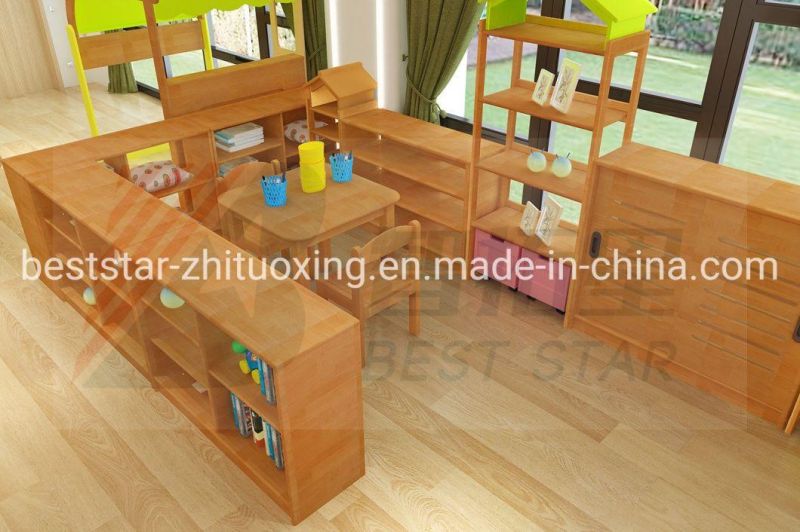 Play Furniture Toy Wood Cabinet, Preschool and Kindergarten Nursery School Kids Cabinet, Day Care Furniture Cabinet, Bookshelf Room and Side or Corner Cabinet