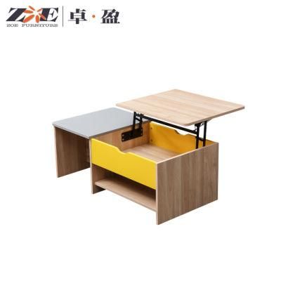 Unique Modern Antique Industrial Vintage MDF Legs Extendable Lift Top Computer Coffee Table