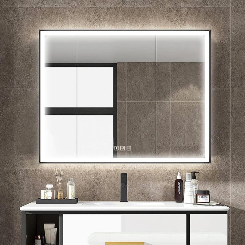 Wholesale Hotel Wall Decor Modern Luxury Custom Lighted Bath Bathroom Vanity LED Mirror