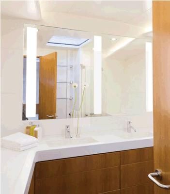 Lighted LED Bathroom Mirror Triple Fusion Cosmetic Fashion Mirror