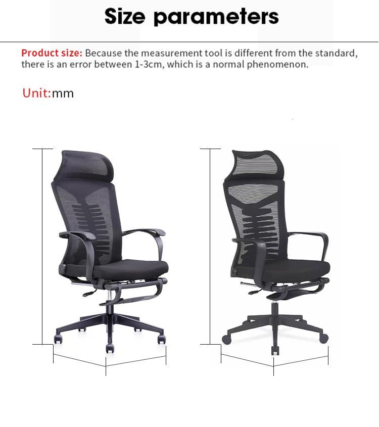 BIFMA Wholesale High Back Manager Boss Modern with Reclining Footrest Executive Office Ergonomic Chair