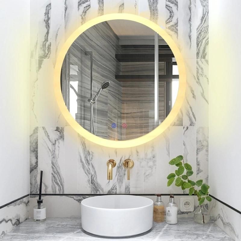 Hot Sale Anti-Fog Hotel Bathroom Mirror with LED Lights