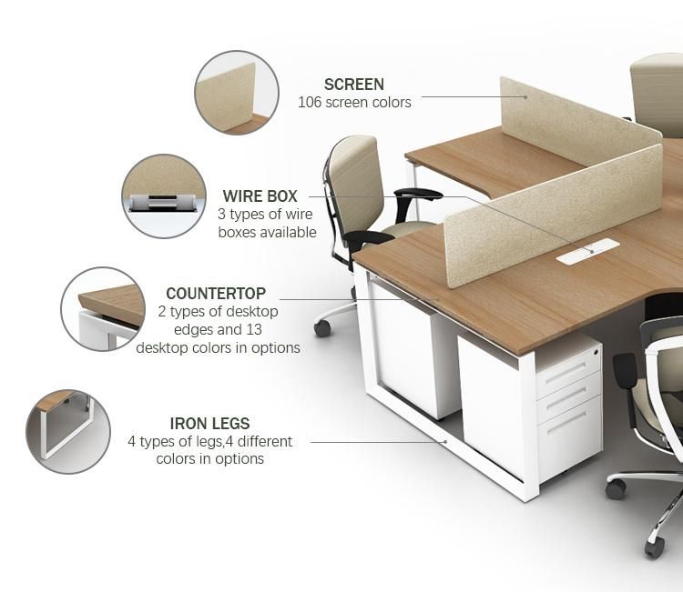 Table Design Side Seater Seat Staff Workstation Desks Office Furniture