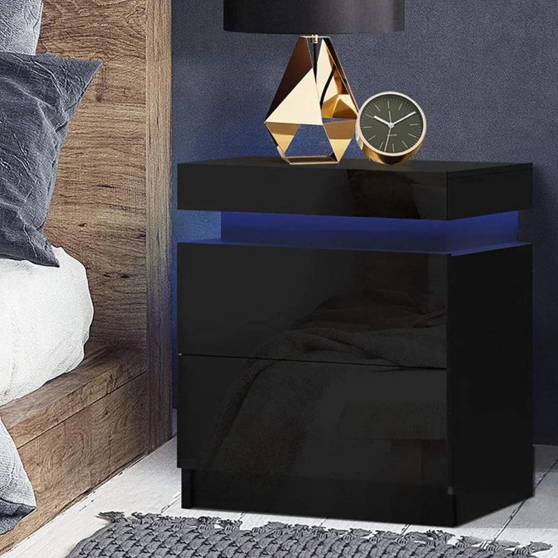 Modern Style Bedside Table Nighstand Side Table for Bedroom Living Room