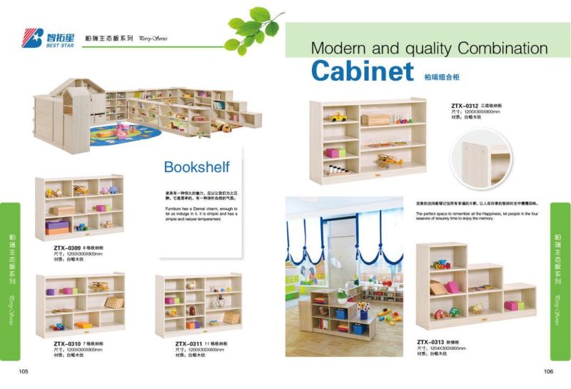 Kindergarten Kids Display Cabinet, Preschool Cabinet, Nursery Cabinet, Book Cabinet, Children Toy Storage Cabinet, Childcare Center Cabinet