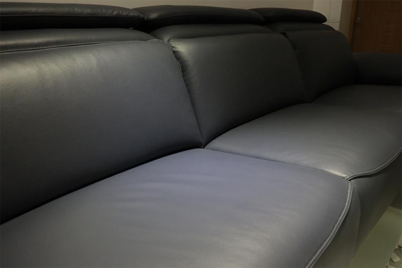 China Manufacturers Northern Europe Soft Simple PU Upholstered Hotel Floor Leather Sofa Seat