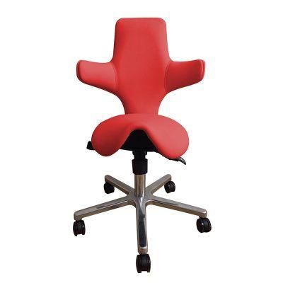 Hot Sell Ergonomic Saddle Seat Stool Office Chair with Adjustable Backrest